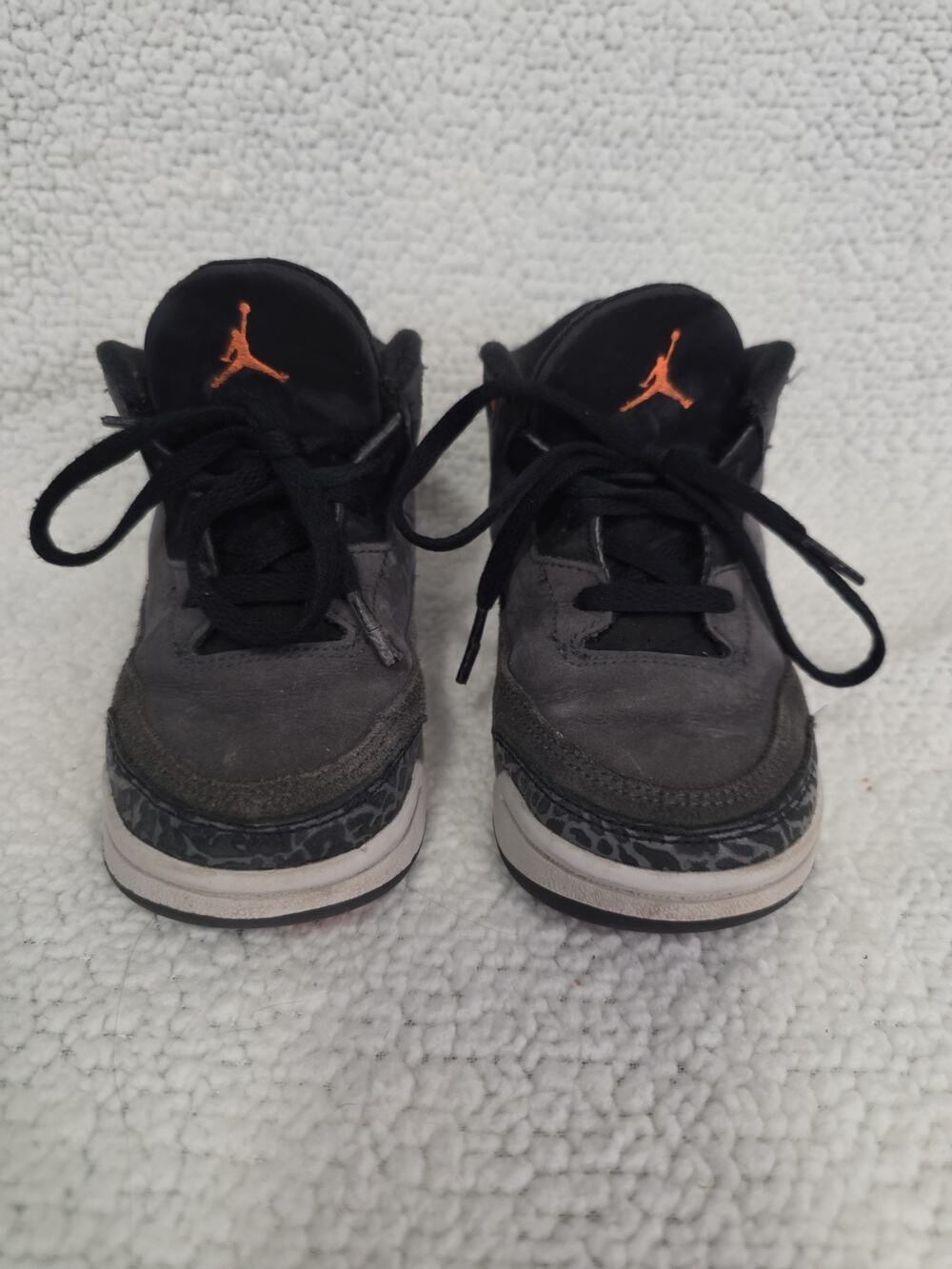 Toddler's Jordan 3 Retro "Fear" Night Stadium Total Orange DM0968 080 Size 10C